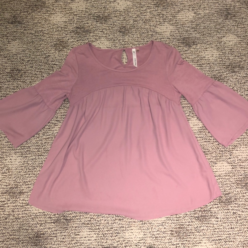 NY Collection Pink Blouse